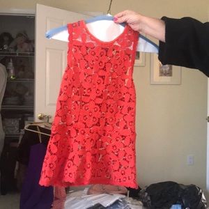 Red Intermix top- great shape!